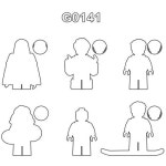1PCS 피규어 빌딩 블록 장난감 시리즈 G0141 GH0307 GH0308 GH0309 GH0310 GH0311 GH0312
