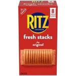 리츠 RITZ Fresh Stacks 오리지널 크래커 패밀리 사이즈 504 6g 17 5온스 스낵 간식 플랜터스 100