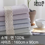 면 원단 천 30수 바이오워싱 체크 무지 CZ 갬성가득 보라체크 A1276