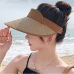 퓨처로직 여성 자외선차단 라탄 여행 썬캡 FL57254263