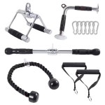 가정용 헬스장용 시브스 케이블 기계 부착물 LAT 풀다운 액세서리