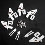 20개 조절식 푸시로드 커넥터 연결 스토퍼 1 나일론 컨트롤 혼 21x10mm 1 2 x Z 부품 RC 비행기 보트 교체용 20개 호환