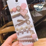 우아한 스타일 헤어핀 패셔너블 헤어 액세서리 5종 나비넥타이5p