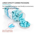 LYSIAN 울트라 소프트 폼 이어플러그 수면 소음 제거 촬영 여행 작업용 38dB SNR 31dB NRR 사운드 차단-60쌍 팩 레이크 Flesh Color