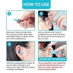 LYSIAN 울트라 소프트 폼 이어플러그 수면 소음 제거 촬영 여행 작업용 38dB SNR 31dB NRR 사운드 차단-60쌍 팩 레이크 Flesh Color