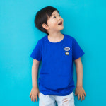 블레슈 왼가슴 굿뉴스 디자인 - 교회단체티 선교티 수련회티셔츠 어린이집 단체복 성경학교단체티 코발트 115