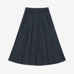 베스띠벨리 플리츠 외턱 뒷밴딩 롱 스커트 BKSAF2323
