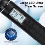 카운터가 줄넘기 무선 지능형 시간 가중 체중 감량과 칼로리 소모를 위한 조절 가능한 디지털 카운팅 줄넘기