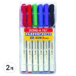 동아 동아연필 네임펜세트 혼합색상 3세트