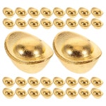 미니 주괴 입상 중국 위안 바오 황금 모델 모형 데스크탑 장식 번영 기호 홈