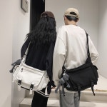 캐주얼 캔버스 메신저백 크로스백 학생 옆으로매는가방 대학생 남녀공용