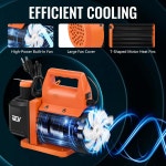 VTG VOGTEN 4 5 CFM AC 진공 펌프 게이지 세트 미니 스플릿 HVAC 자동 시스템용 R134a R12 R22 2 4 5 CFM R134a R12 R22