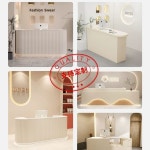 안내데스크 프론트 카운터 인포메이션 미용실 카페 계산대