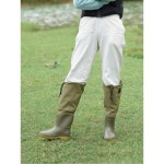 낚시 경량 부츠 횟집 무릎 남자 카키 작업 갯바위 장화 핀펠트 고무창 수산시장 카키 고무창 5013J