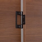 2pcs 면 금속 경첩 캐비닛 도어에 대 한 360 학위 Windows 나무 상자 홈 가구 하드웨어 액세서리 Ni el 2 inch 2pcs