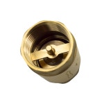 YBQS 황동 인라인 스프링 체크 밸브 1 2 3 4 암나사 단방향 역류 물 제어 DN10