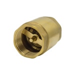 YBQS 황동 인라인 스프링 체크 밸브 1 2 3 4 암나사 단방향 역류 물 제어 DN10