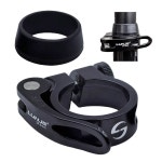 틱브로 자전거 시트 포스트 클램프 퀵 릴리스 알루미늄 합금 칼라 28 31 34 28 6