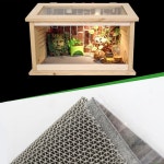 3in1 파충류 매트 보습 방수 패드 바닥재 26 5 x