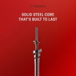 다다시오 프렐류드 바이올린 현 J810 4 4M 중간 장력 4 4 스케일 4현 풀 세트