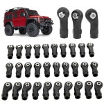 30pcs 로드 엔드 M4 볼 조인트 헤드 RC 크롤러 카 폭 트랙사스 10 TRX-4 1