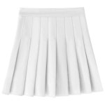PETITBATH 여성 사계절 슬림 정장 플리츠 스커트 W1635