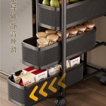 서랍형 세탁실 다층 이동선반 트레이 서랍형 바퀴