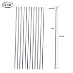 RC 모델 비행기 헬리콥터 보트 카 DIY 부품 12Pcs를 위한 M3 11 8 푸시로드 커넥터 304 스테인리스 스틸 막대 연결 M3x1 78