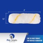 프로급 페인트 롤러 커버 세트 모든 페인트와 얼룩이 전문가 또는 주택 소유자를 위한 벽 낮잠 커버는 가정용 상업용입니다 4 미니 25개