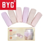BYC BYC 순면 100 미디 팬티 6매입 D-80 85
