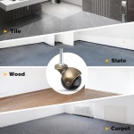 황동 빈티지 앤티크 2 볼 캐스터 휠 - 4개의 헤비 듀티 5 16 x 1 1 2 8 가구 의자 캐비닛용 슬리브가 세트 Stem