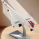 비행기 모형 초음속 여객기 라이트 LED 콩코드 동방항공 여객기 지지대