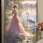 예수님 명화그리기 DIY 오일페인팅 프레임포함 비즈