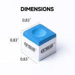 GSE 게임 스포츠 전문가 12팩의 당구 풀 큐 체크 가정용 대회용 당구장 테이블 액세서리 6가지 제공