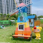 대형 풍차 정원 5미터 바람개비 축제 장식 조형물 공원