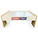 미카포트 교통놀이 기차 원목 테이블 자동차장난감