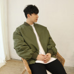 워너빅 남자 퍼 카키 까지 115-125