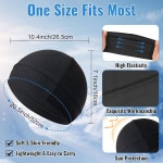 남성용 쿨링 스컬 캡 헬멧 라이너 사이클링 러닝 비니 모자 멀티컬러 2