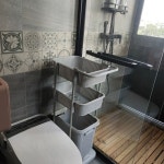 틈새 빨래 바구니 이동식 세탁물 분리수거 보관함 철재 다용도실