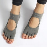 실내 운동시 안정적인 자세 유지에 도움 발바닥 논슬립 모던하고 다양한 여성 스포츠 양말 요가 발가락