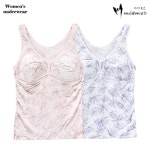 미아모르 인견 나뭇잎패턴 노몰드 홑겹 브라런닝 268