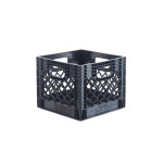 Hudson Exchange 33 x 33 x 27 13 x 13 x 11 16쿼트 1팩 메시 상업용 등급 우유 상자 핸들 보