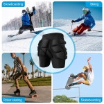 3D 보호 엉덩이 EVA 패딩 반바지 스키 스케이트 스노보드 스케이트보드용 크래시 패드 임팩트 기어 남성용 Small