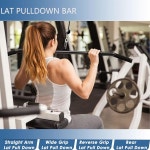 케이블 기계 부착 홈 짐 삼두근 로프 V 핸들 부착 39 LAT 풀다운 바 스트레이트 로팅