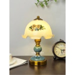 빈티지 플라워 스탠드 꽃무늬 무드등 엔틱 유럽풍 램프 침실 조명 거실