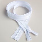 숨은 지퍼 롤형 10개입 셀프 수선 미싱용 화이트100cm-10p