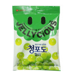 롯데웰푸드 롯데웰푸드 젤리셔스 청포도젤리 72g 8개입 볼