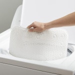 오리 소프트텍스 샤워 매트 세탁기 21 x 흰색 스키드 저항성 x 21 Square 285154 21