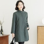 조이마담 카브라 테이프라인 코트 엄마옷 중년여성의류 J3257