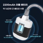 샤워기 충전식 야외 전동 청소 펌프 세트 세차 캠핑 1 플러그인 40W 부스터 펌프 자체 온수 제